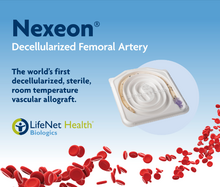 Nexeon: Intended for use as a conduit for blood flow in the peripheral vasculature. 